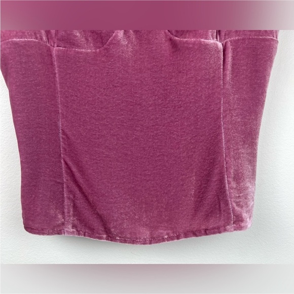 Reformation Desiree Velvet Rhinestone Top - Picture 5 of 16